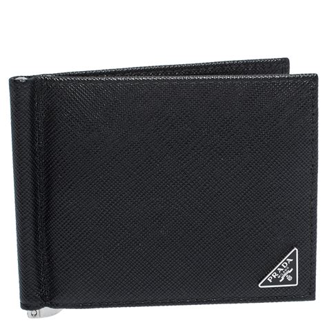 prada saffiano leather money clip|Prada Cardholders & Wallets for Men .